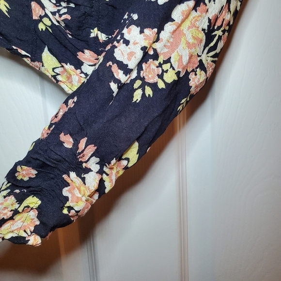 Free people Hillary Printed Top $98 retail NWT XS - Picture 6 of 9